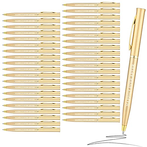 Stylos de bureau dorés chic et rétractables pour sublimer vos notes au quotidien