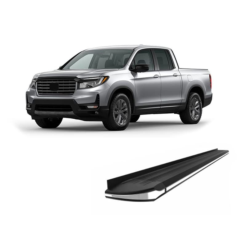 Estribos Black Horse de aluminio negro EXCEED para camioneta miniatura 2