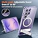 SPIDERCASE Magnetic for Samsung Galaxy S26 Ultra Case,[Built-in Invisible Kickstand][Compatible with Magsafe] Anti-Scratch Shockproof Slim Phone Case for S26 Ultra,Clear