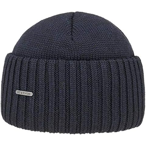 Stetson Herren Merino Wolle Mütze Hut EIN Größe Dunkelblau Cover