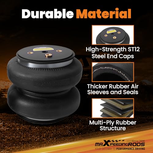 Kit de muelles neumáticos de alta resistencia 7500 lbs para Dodge Ram 3500 2