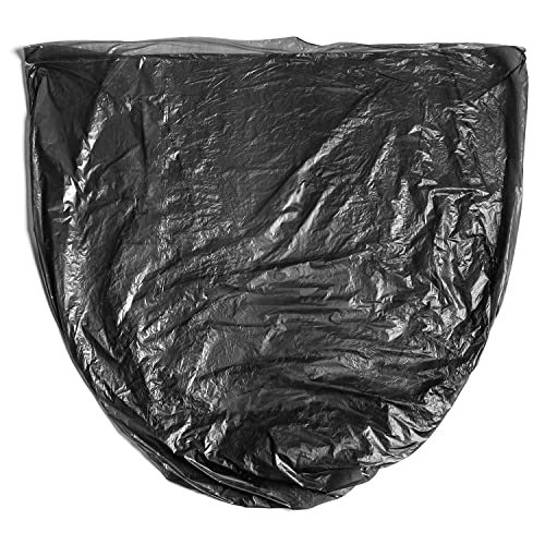 Image of Aluf Plastics 33 Gallon Black Trash Bags (250 Count) - 33 inch x 40 inch - 16 Micron Equivalent High Density Value Garbage Bags for Bathroom, Office,Municipal(1 Pallet of 70 Cases, 17500 Bags Total)
