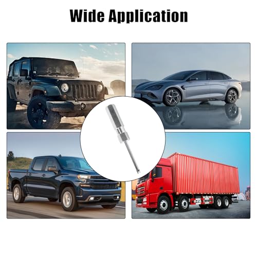 Image of Valve Stem Removal Tool, Tire Valve Core Removal Tool, No Scratch Valve Stem Puller Tool for Single Head, Car Bike Tire Repair Installer Tool (4 Inch Length)