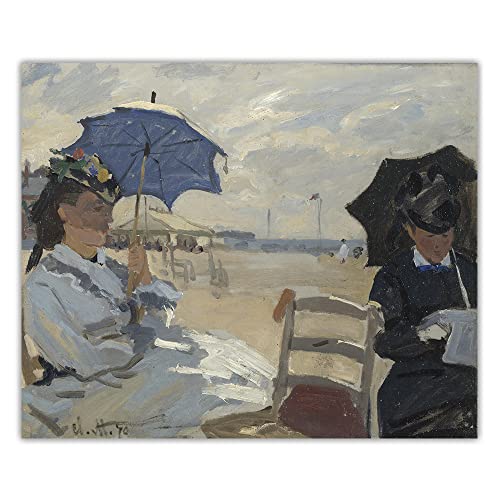 Peinture diamant Monet Trouville pour illuminer votre salon avec élégance