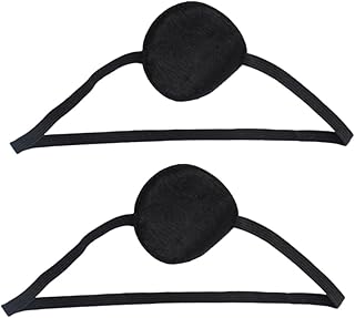 GLEAVI Ambliopia 2 Pçs Óculos De Ambliopia Tapa-Olhos De Pirata Para Adultos Presentes Para Adultos Vendas Para Adultos Presentes Viking De Olho De Pirata Tapa-Olhos Laváveis Ambliopia
