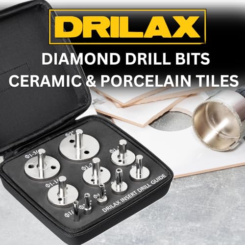 image for Drilax 10-Piece Diamond Drill Bit Set (1/4