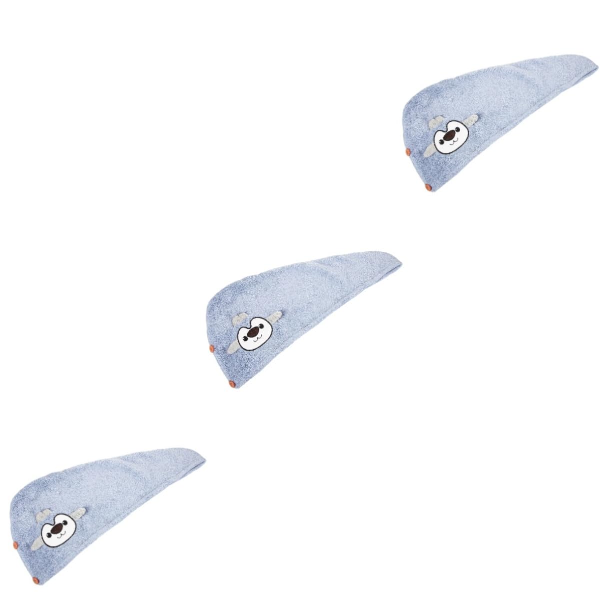 3 Piezas Toalla para secar el Cabello Toallas para el Cabello toalhas Towels de Cabeza para o Mojado Envoltura de para secar la Cabeza Fibra extrafina