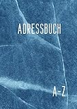  Adressbuch: Telefon und Adressbuch Mit Platz Für Name, Adresse, Geburtstag, Telefon, Mobil, Fax, E-mail - A4, 110 Seiten alphabetisch geordnet