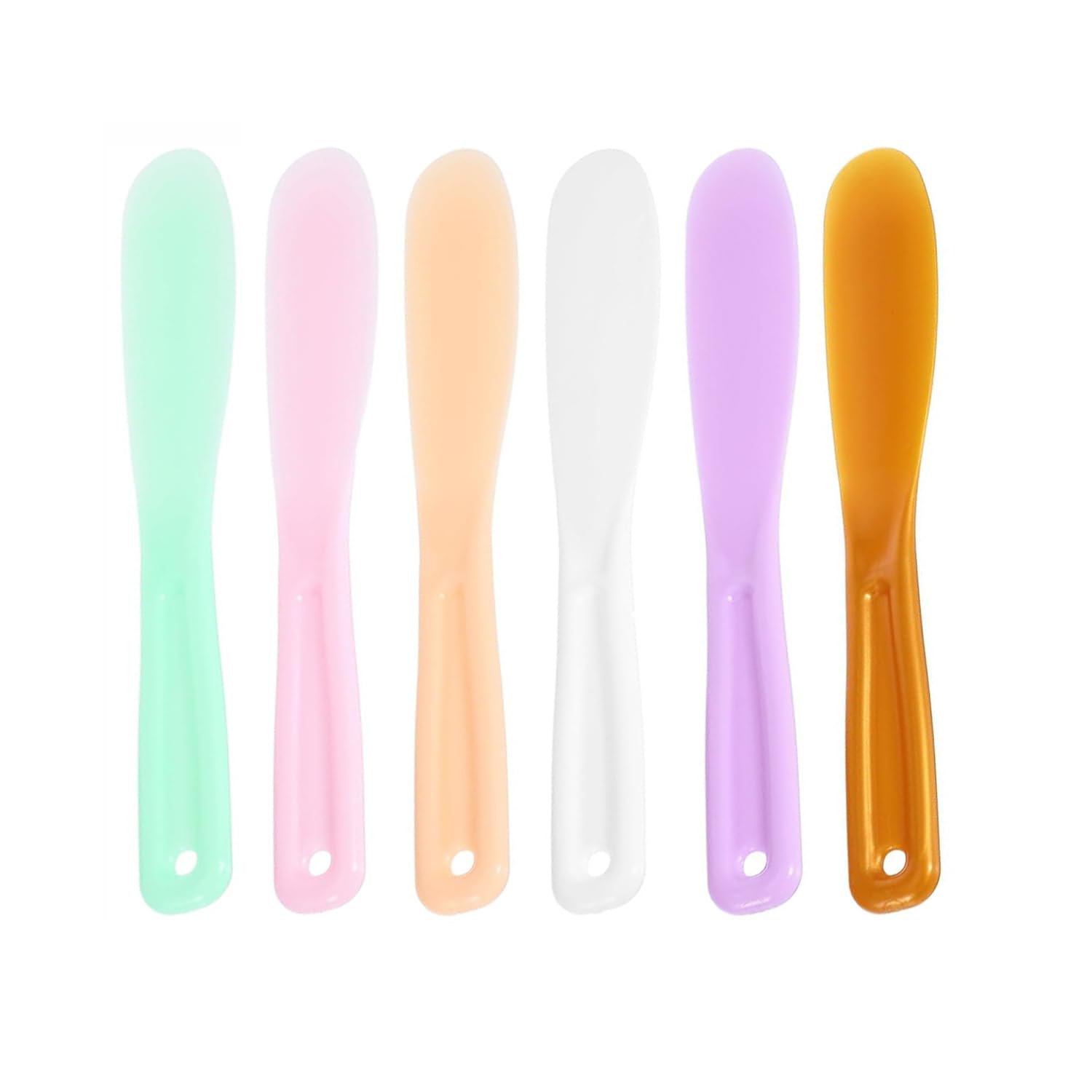 Wopanxye 12pack Plastic Spatula for Facial Mask, Cosmetic Cream Spatulas