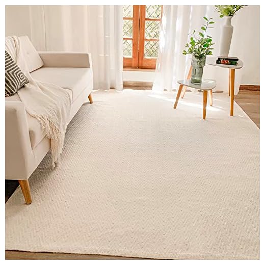 Tapete Grande Antiderrapante 2.00m x 3.00m Para Sala Decorativo Rústico Artesanal Emborrachado Para Quarto Casal Apartamento Integrado Cru Natural Off White