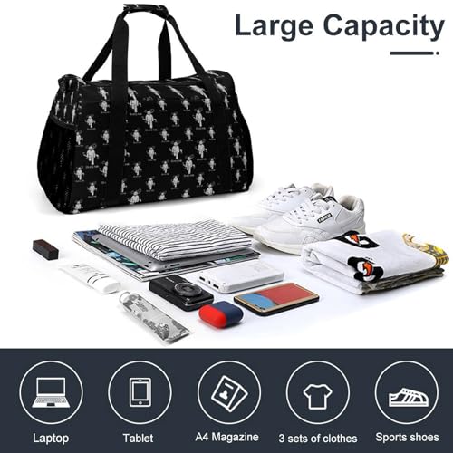 Funny Golf Travel Duffle Bags Foldable Gym Bag Weekender Overnight Bags Carry On Beach Handbag4