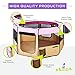 Zampa Pop Up Portable Medium 45"x45"x24" Playpen for Dog and Cat, Foldable | Indoor/Outdoor Pen & Travel Pet Carrier + Carrying Case | (115 * 115 * 60 CM)