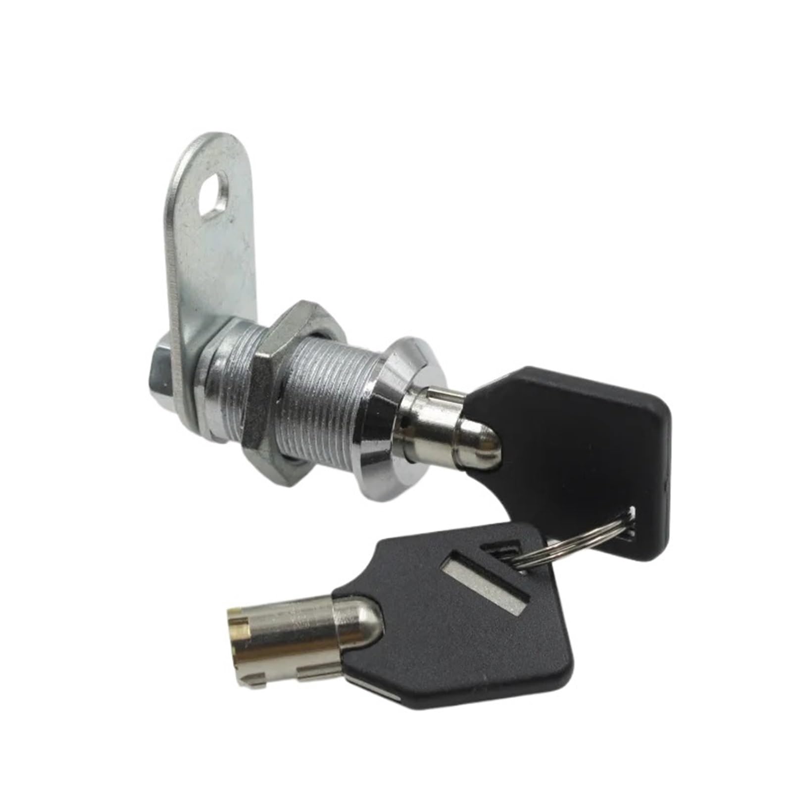 Tynxk One Color Cylinder Cam Lock 1Set 16/20/25/30Mm Mailbox Locks Drawer Cupboard Lock Keys Tubular Cam Cylinder For Safebox Or Files(M18-16Mm)