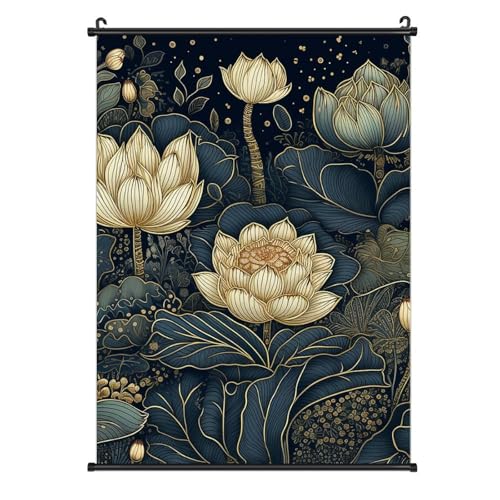 Toile fleurs complexes poster mural haut de gamme aux détails d'impression parfaits