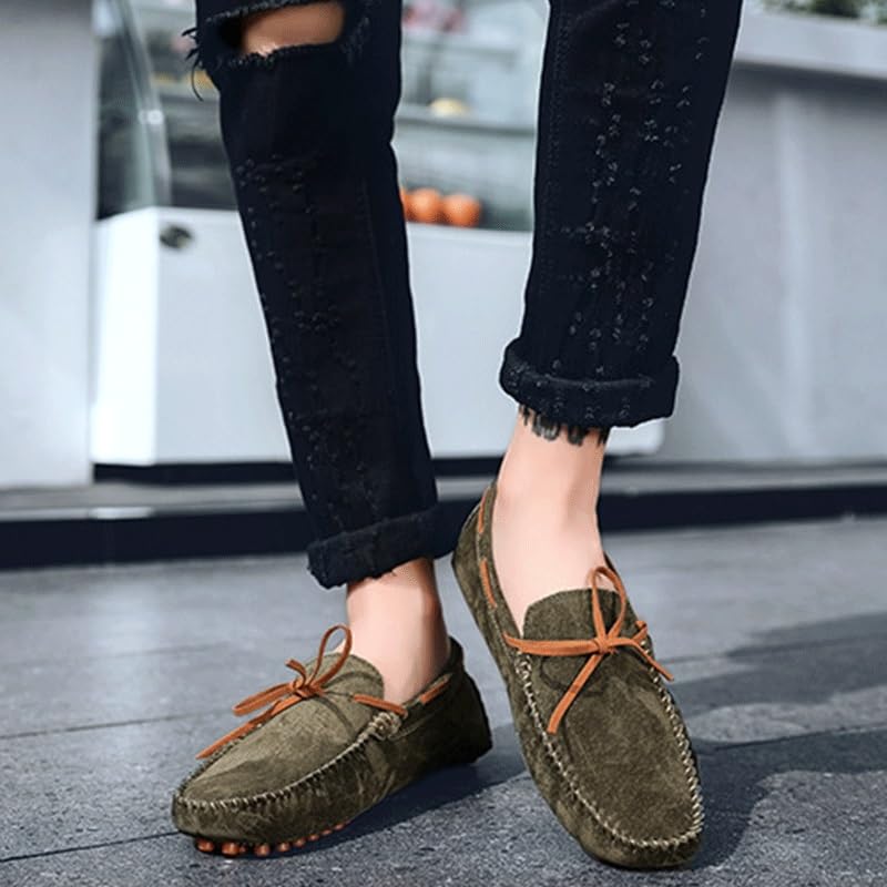 Shoes Men's Casual Slip-on Loafers Fashionable Comfortable Soft-Soled Oxford Shoes for Travel Shopping Driving Men Low-top Breathable Shoes2
