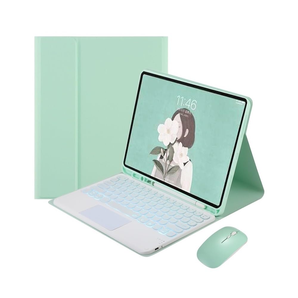 Funda teclado iPad Air 11 2025 evita fatiga visual con retroiluminación 7