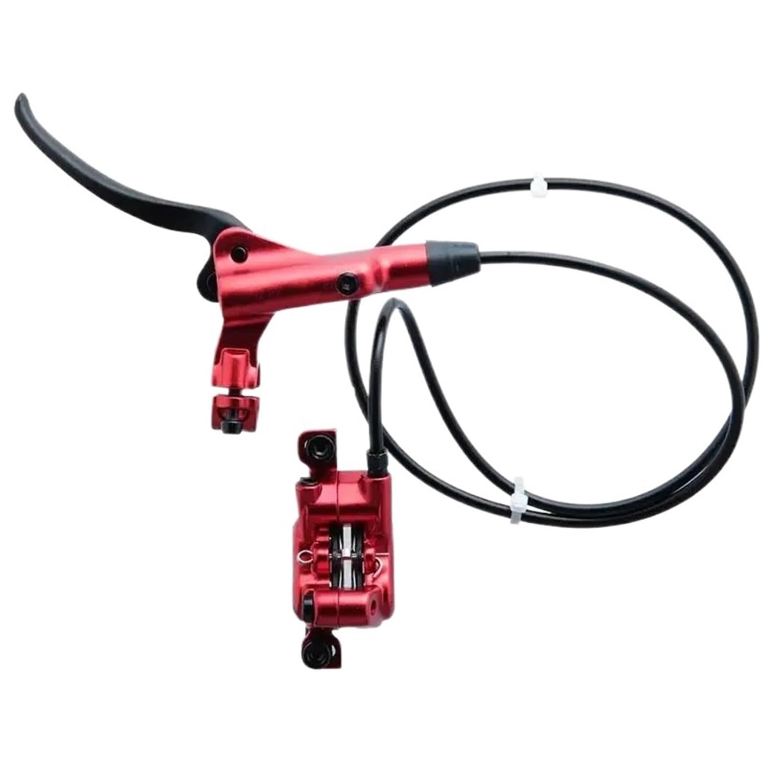 HB-876 Set Freno Idraulico a Disco Pieghevole per Mountain Bike a 4 Pistoni Set Anteriore 800 Posteriore 1450mm Parti per crampi per Biciclette MTB(RLF 800mm)