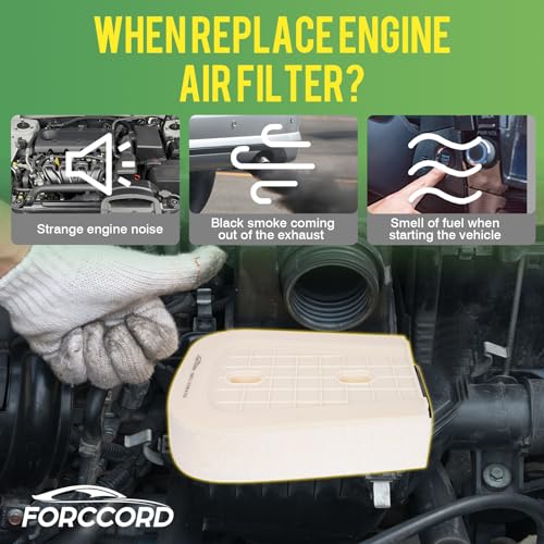 Image of Engine Air Filter Fits for Porsche Cayenne 2019-26, Macan 2024 & Audi Q8 2019-26, RS Q8 2020-24, SQ7 2020-26, SQ8 2020-26, 2.9L 3.0L 4.0L Air Filter Replacement 4M0133843E Car Accessories