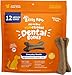 Zesty Paws Dental Bones - Fights Tartar & Plaque - Gum, Teeth & Bone Health - Cinnamon for Dog Breath - Immune, Joint, Gut, Skin & Coat Support - Omega 3 EPA & DHA and Calcium - Medium Dogs - 12 ct
