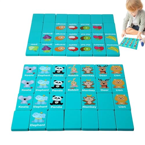 Cartes assorties éducatives Teksome : jeu de puzzle d'éveil pour enfant