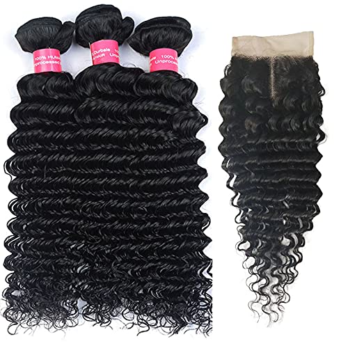 Extensions de cheveux humains vague profonde pour un style glamour