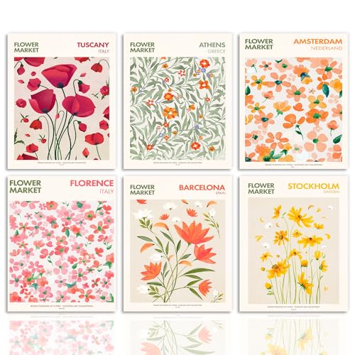 Dimensioni del Poster: 8x10 pollici / 20x25 cm, non incorniciato, Set di 6