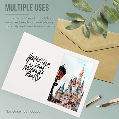 Golden State Art, Pack of 150, 4x6 Photo Folders, Cardboard Picture Frame, Paper Frame Cards, Greetings/Invitation Special Events: Graduation, Christmas, Wedding (White) by Golden State Art - Image 8