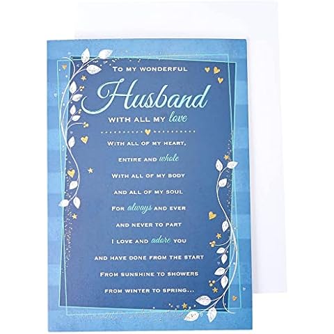 Heartfelt Birthday Card for Husband Cover