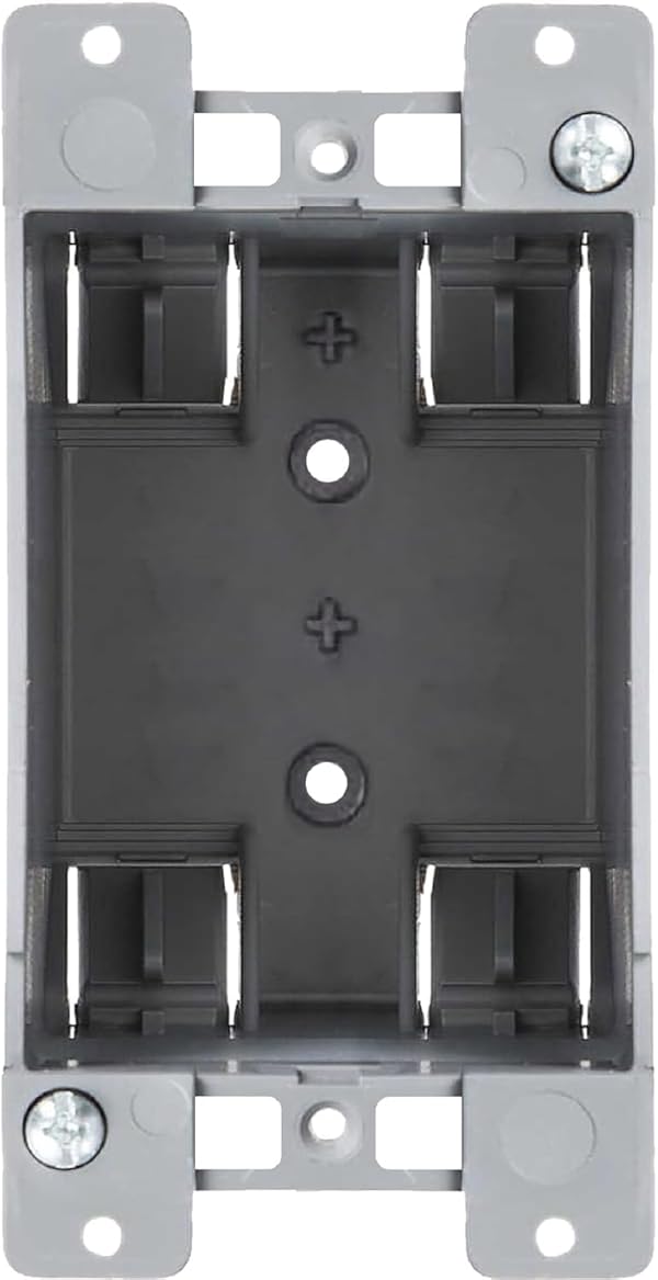 Newhouse Hardware 1-Gang PVC Old Work Electrical Outlet Box (48-Pack) | 14 cu. in. Plastic Junction Box for Switches, GFCI, or Duplex Receptacle Outlet | Old Work Electrical Box for Home Improvement by Newhouse Hardware - Used condition - US$55.17