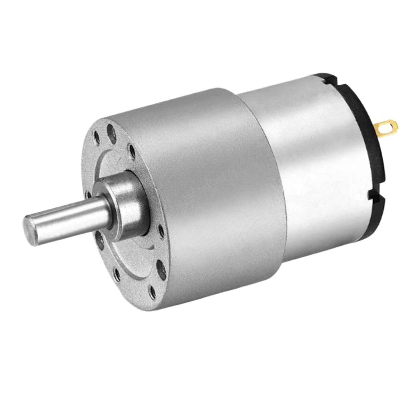 TQSKA JGB37-520 Miniature High Torque Metal Gear Reducer Motor 12V/24V 7RPM~600RPM Micro Speed Adjustable Forward And Reverse(35rpm,12V)