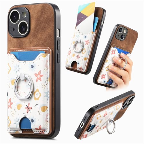 �X�}�z�P�[�X �Ή��@�� for Samsung Galaxy S25 FE �E�H���b�g�J�[�h�z���_�[���C�J�[�}�E���g�L�b�N�X�^���h3 in 1 [PC+TPU+PU]�J�o�[ Brown