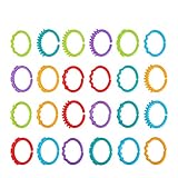 ❤ Hergestellt aus hochwertigem Material, ist das Beißring Spielzeug sicher und ungiftig. Gut für mildes Zahnen bevor das Baby Zähne bekommt.