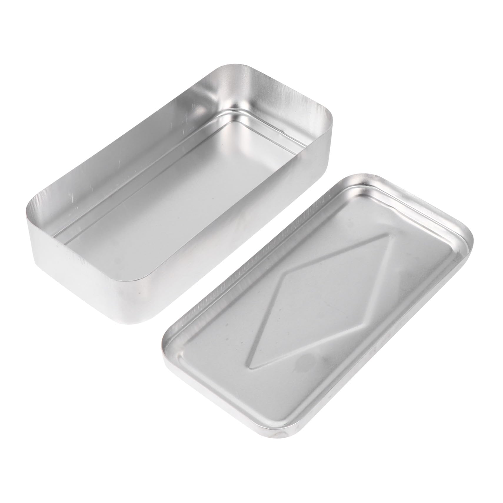 iplusmile Boîte À en Aluminium 20X10X4.5 Cm Boîte De Hygiénique avec Couvercle Résistante À La Corrosion pour Outils Et De Laboratoire