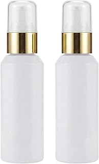 2 botellas vacías rellenables de plástico bla...