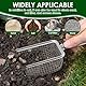 PEIZHIYC 5 Stück Gartensieb mit Griff 2/2,8/3,8/4,3/5mm Kompostsieb Edelstahl mit Aufhängering Multifuctional Gartensieb Erdsieb Tragbar Soil Sifter zum Sieben von Erde Sand Kompost