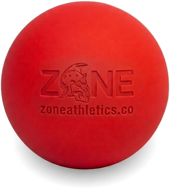Bola de masaje de tejido profundo de zona – Terapia de puntos gatillo, liberación miofascial, recuperación muscular, herramienta de movilidad – Bola de lacrosse firme (individual)