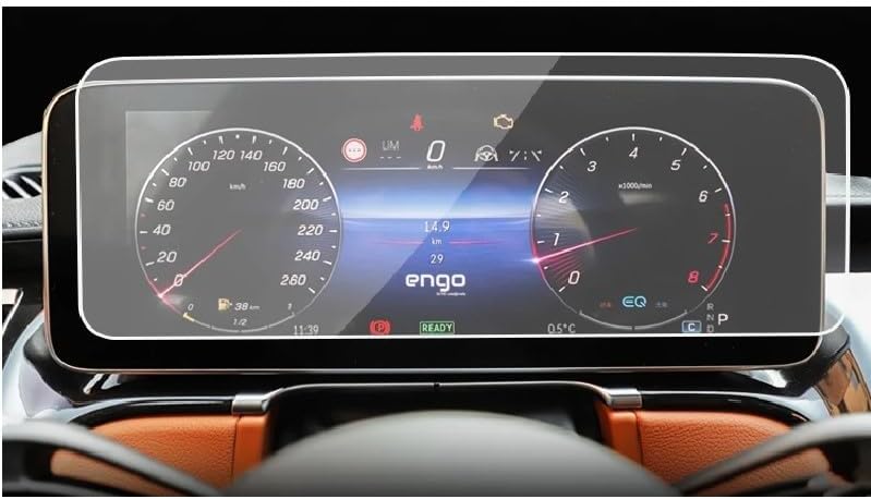 Engo Mercedes GLC ile Uyumlu Mat Ekran Koruyucu 12.3 inç Dijital Gösterge