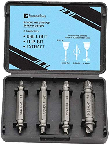 Damaged Screw Extractor Kit and Stripped Screw Extractor Set. Its A HassleFree Broken Bolt Extractor and Screw Remover Set