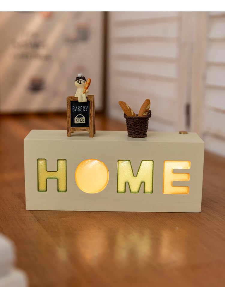 Lámpara de Mesa con Letras LED para Noche miniatura 2