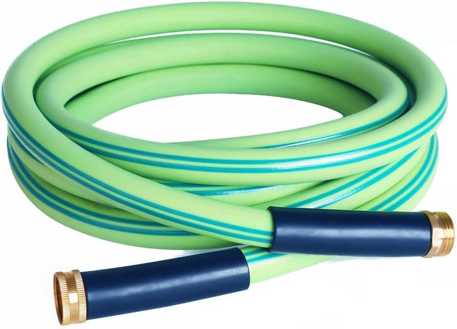 AtlanticHeavy Duty Garden Hose 5/8 Inch x 25 ft Green Color Water Hose (25 Feet)