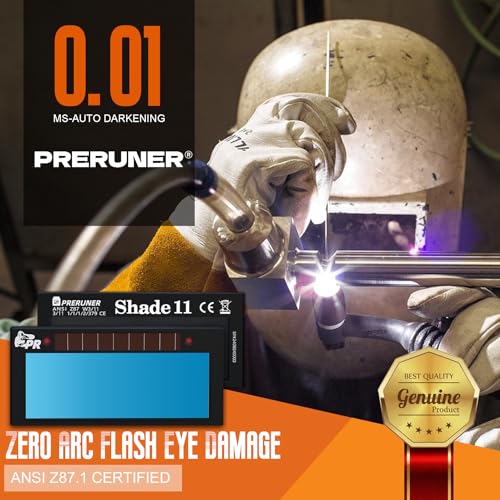 Image of Core Series HD Shade 11 Auto Darkening Welding Lens 2 inchx4 1 /4 inch, Slim 0.2 inch True Color Welding Lens with Natural View for Pancake & Sugar Scoop Welding Hoods