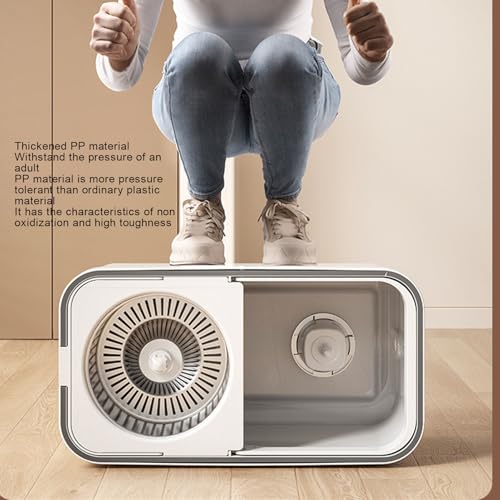 Balai à franges microfibre essoreuse intégrée et manche réglable - 5