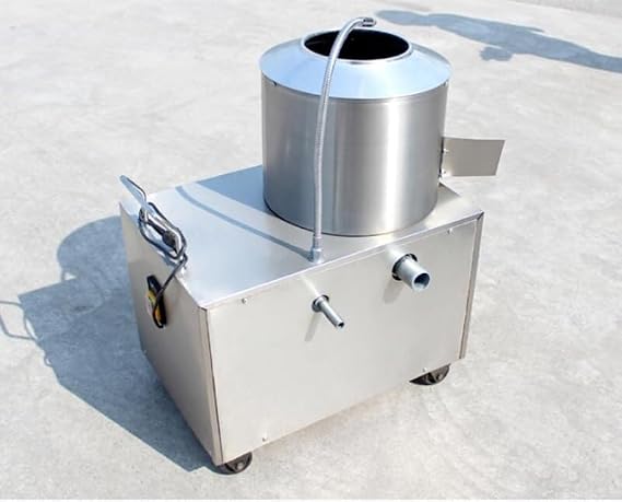 Commercial Potato Peeler Automatic Potato Peeling Machine Electric Potato Washer Machine 1500w,