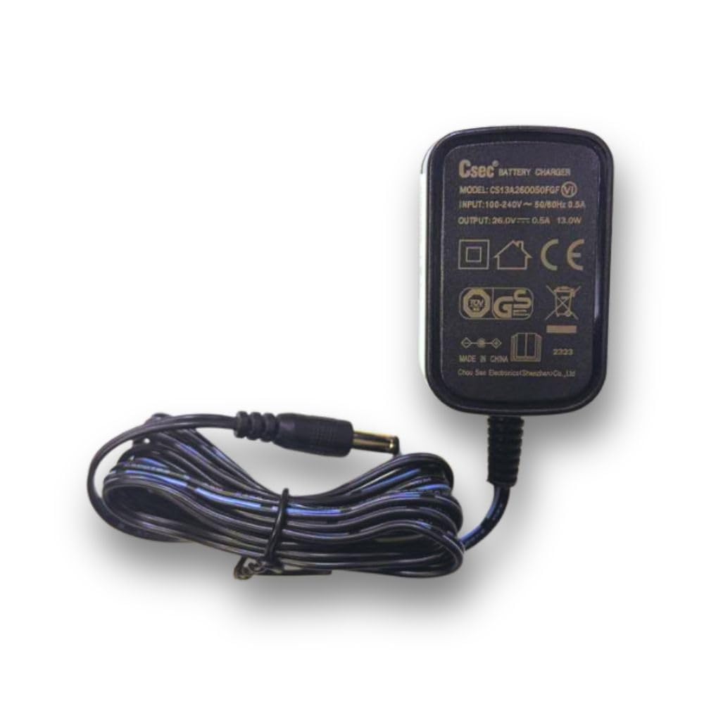 Power Adapter Charger 26V 0.5A Suitable for Kent Zoom/Zoom Plus Cordless Stick Vacuum Cleaner, and Agaro Regency Vacuum Cleaners-image-11