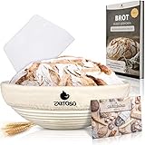 ✅ 𝐋𝐞𝐜𝐤𝐞𝐫𝐞𝐬 𝐁𝐫𝐨𝐭 𝐟ü𝐫 𝐙𝐮𝐡𝐚𝐮𝐬𝐞: Ideal für Roggen- oder Weizenmehlbrot, Landbrot, rustikales Brot, Vollkornbrot und Sauerteigbrot. Das perfekte Gärkörbchen für Brot.