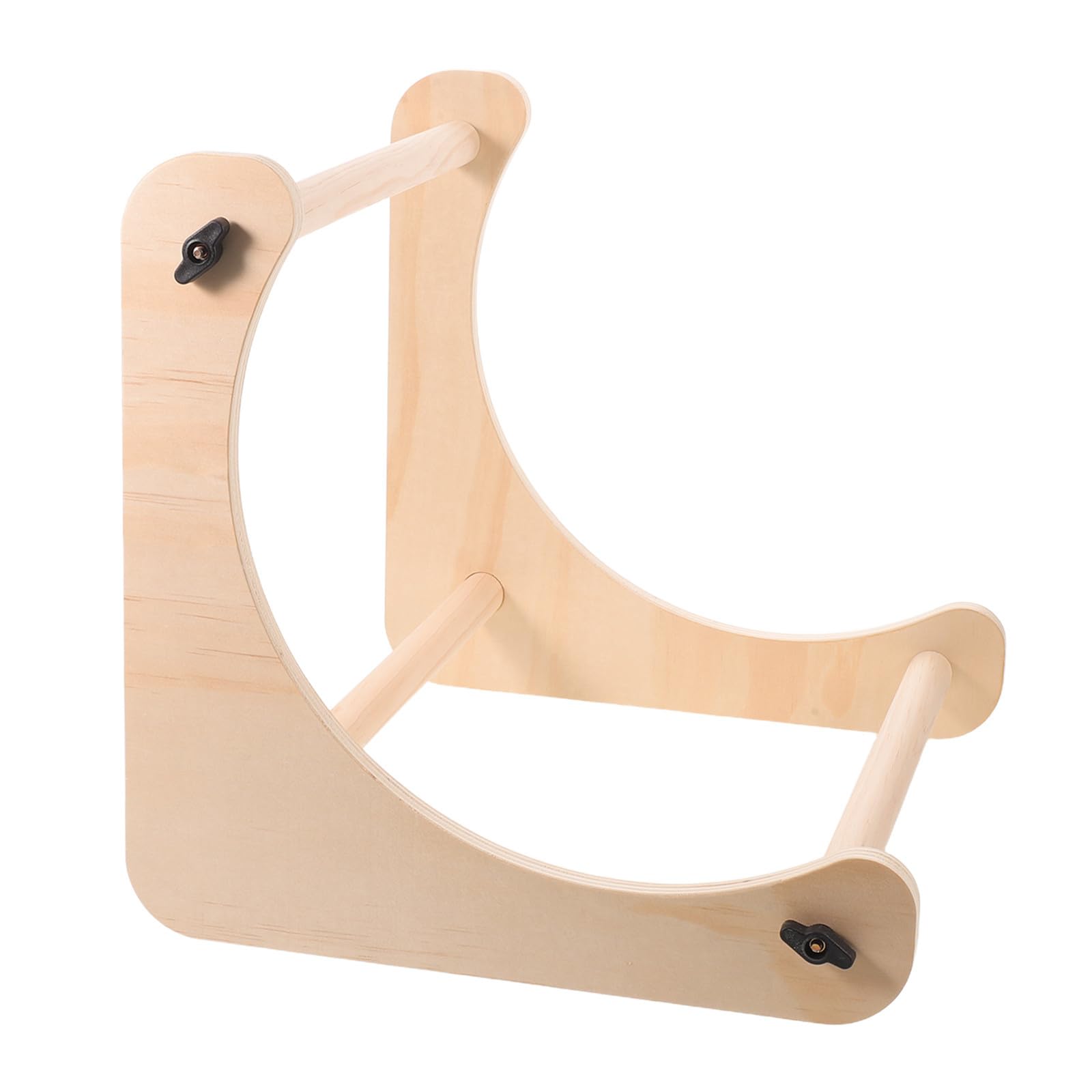 SHINEOFI Soporte de Bordado de Madera de Haya Ligero con 2 Varillas Ajustables para Proyectos de Punto de Cruz y Viajes, Multiusos y Portátil
