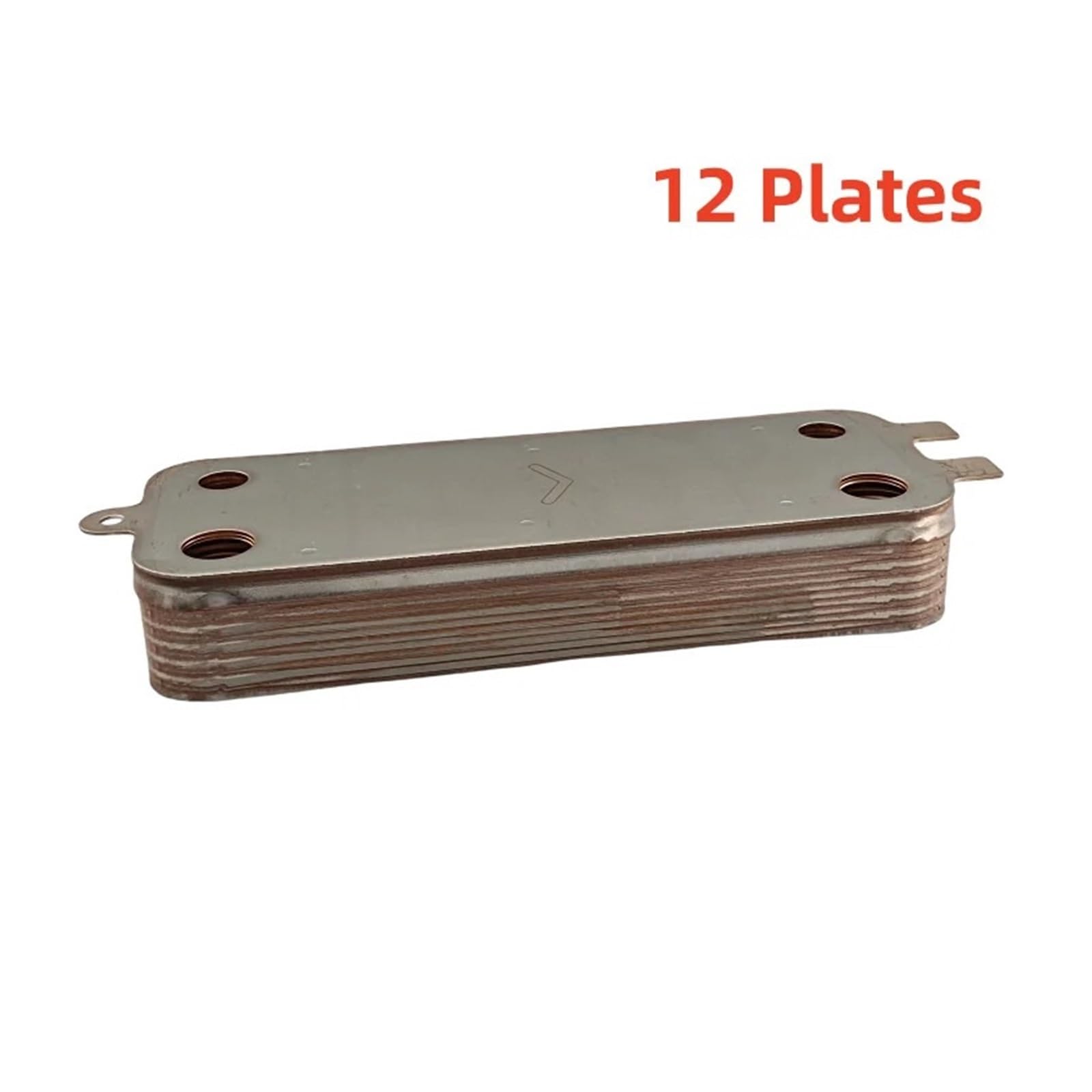 Scambiatore di calore 12 piastre Chiller Cooler 304 acciaio inossidabile for raffreddamento controcorrente Chiller Riscaldamento acqua