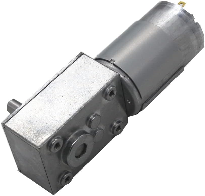 5840-555 Permanent Magnet DC worm reducer motor remote curtain machine Billboard motor intelligent equipment - (Speed(RPM): 260rpm, Voltage(V): 24V)