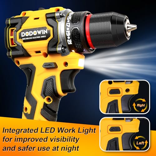 Taladro inalámbrico DODOWIN 65N con 1 batería miniatura 4