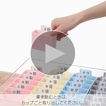 Amazon.co.jp: OKUSURIN 看護師が監修 日本製 薬ケース 1週間 お